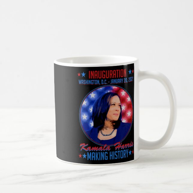 Harris Inauguration 2021 Making History Vp  Coffee Mug (Right)