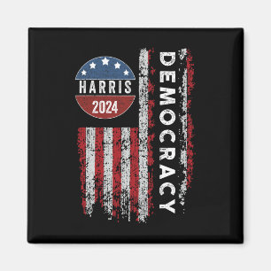 Harris- Kamala 2024 Us Flag Democratic President Magnet