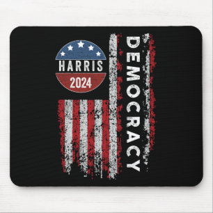 Harris- Kamala 2024 Us Flag Democratic President Mouse Pad