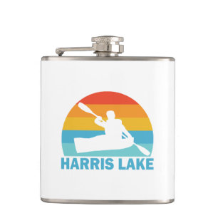 Harris Lake North Carolina Kayak Hip Flask