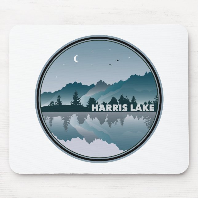Harris Lake North Carolina Reflection Mouse Pad (Front)
