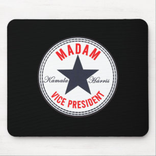 Harris - Madam Vice President Political Star Logo Mouse Pad