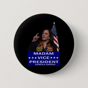 Harris Mvp Madam Vice President Biden Harris 2020 6 Cm Round Badge