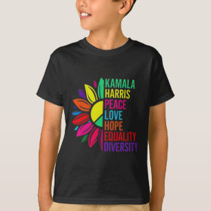 Harris Peace Love Equality Hope Diversity 1 T-Shirt