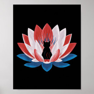 Harris President Campaign Lotus Childless Cat Ladi Poster