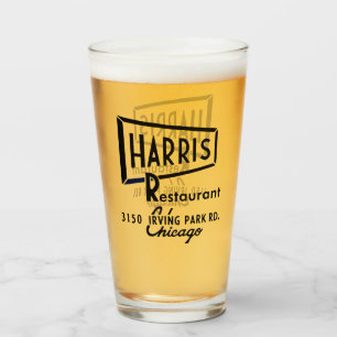 Harris Restaurant, Chicago, Illinois Glass
