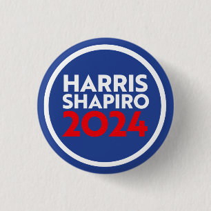 HARRIS SHAPIRO 2024 3 CM ROUND BADGE