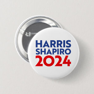 HARRIS SHAPIRO 2024 6 CM ROUND BADGE