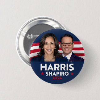 HARRIS SHAPIRO 2024 6 CM ROUND BADGE