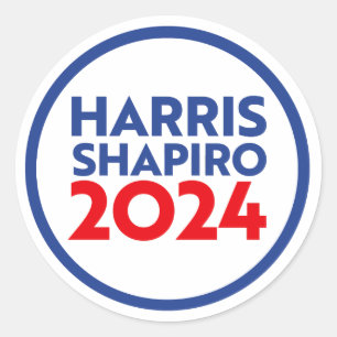 HARRIS SHAPIRO 2024 CLASSIC ROUND STICKER