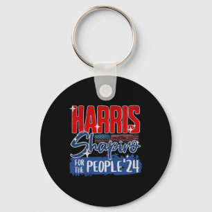 Harris-shapiro 2024 For The People Patriotic Us Fl Key Ring
