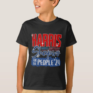 Harris-shapiro 2024 For The People Patriotic Us Fl T-Shirt
