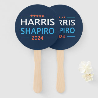 Harris Shapiro 2024 Hand Fan