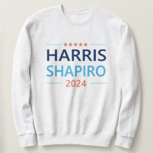 Harris Shapiro 2024 Kamala Harris Democrat Sweatshirt