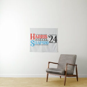 Harris Shapiro 2024 Retro Campaign Tapestry