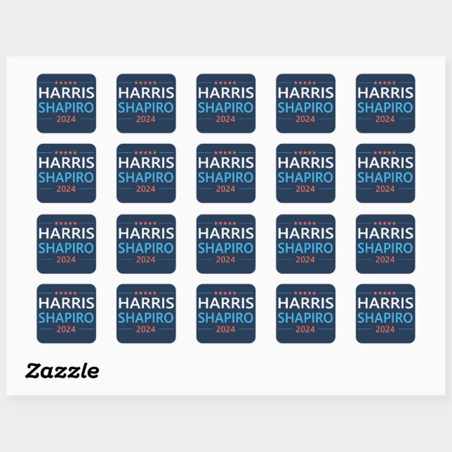 Harris Shapiro 2024 Square Sticker (Sheet)