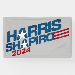 Harris Shapiro 2024 Stars and Stripes Patriotic Banner