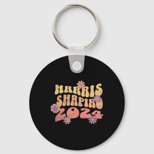 Harris-shapiro Floral 2024 Wavy Key Ring
