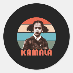 Harris That Little Girl Was Me Vintage Nope Trump Classic Round Sticker