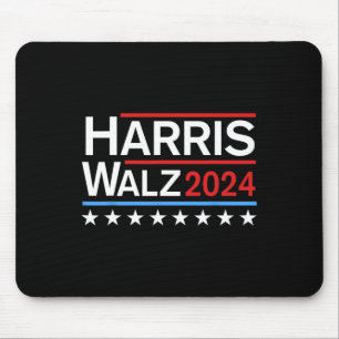 Harris Tim Walz 2024 Democratic Ticket  Mouse Pad