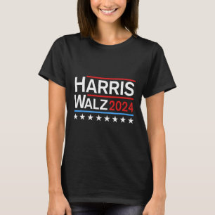Harris Tim Walz 2024 Democratic Ticket T-Shirt