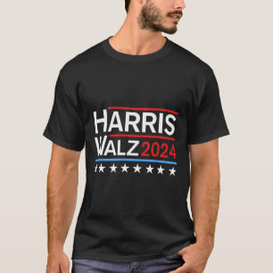 Harris Tim Walz 2024 Democratic Ticket T-Shirt
