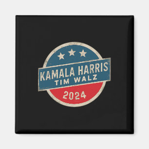 Harris Tim Walz 2024 For President Election Campai Magnet