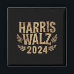 Harris Tim Walz Crest Vintage Harris Waltz 2024  Magnet<br><div class="desc">Harris Tim Walz Crest Vintage Harris Waltz 2024</div>