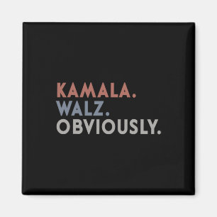 Harris Tim Walz Obviously Vote Harris Waltz 2024 Magnet