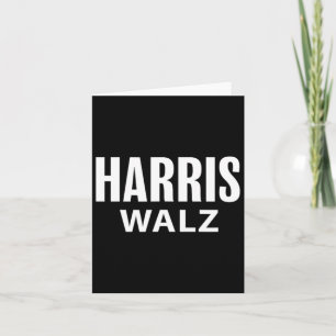 Harris Tim Walz Waltz Apparel Card