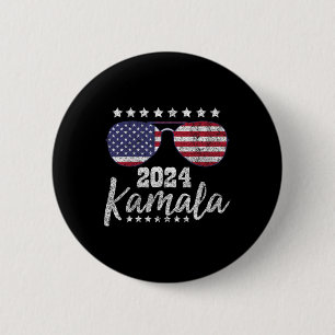 Harris Vp Madam Vice President 2024 Vice President 6 Cm Round Badge