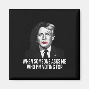 Harris Vs Donald Trump Funny Election Meme  Magnet