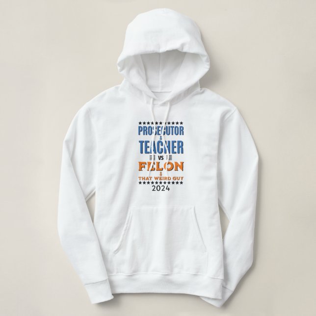 Harris VS Trump 2024 Prosecutor & Teacher tshirt (Design Front)