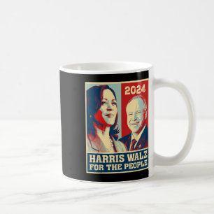 Harris W 2024 For The People Democrats Vote Kamala Coffee Mug