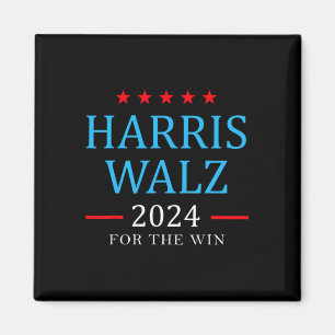 Harris W 2024 For The Win Kamala Campaign  Magnet