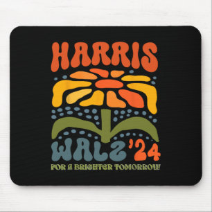 Harris W Waltz 2024 Retro Boho Vintage Groovy Flow Mouse Pad
