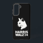 Harris Waltz 2024 Election Funny Cat Kamala Tim  Samsung Galaxy Case<br><div class="desc">Harris Waltz 2024 Election Funny Cat Kamala Tim Walz</div>