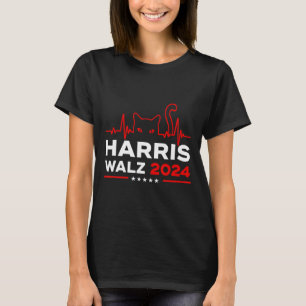 Harris Waltz 2024 Election Harris Tim Waltz Heartb T-Shirt