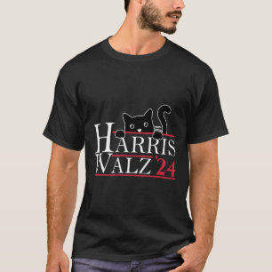 Harris Waltz 2024 Funny Cat Lady Kamala Harris Tim T-Shirt
