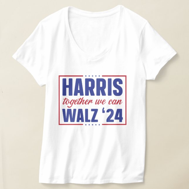 Harris Waltz 2024 Together We Can 2024 T-Shirt (Laydown)