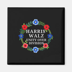 Harris Waltz 2024 Unity Over Division Vote Harris  Magnet