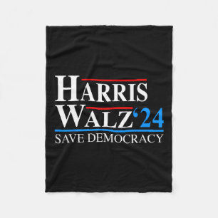 Harris Waltz 2024 Vice President Kamala Harris Tim Fleece Blanket
