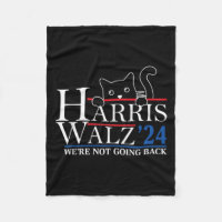 Harris Waltz 2024 We're Not Going Back Funny Cat L