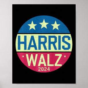 Harris Waltz 2024 Wheimer Vintage Kamala Harris Ti Poster