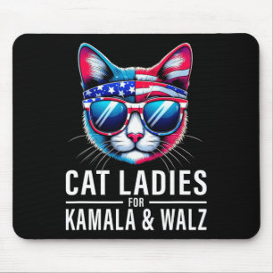 Harris Waltz Cat Lady Harris Waltz 2024 Kamala Har Mouse Pad