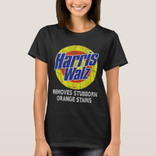 Harris Waltz Removes Stubborn Orange Stains T-Shirt
