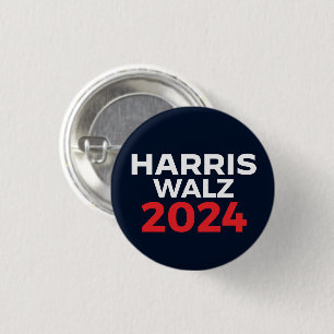 Harris Walz 2024 3 Cm Round Badge