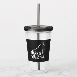 Harris Walz 2024 Acrylic Tumbler
