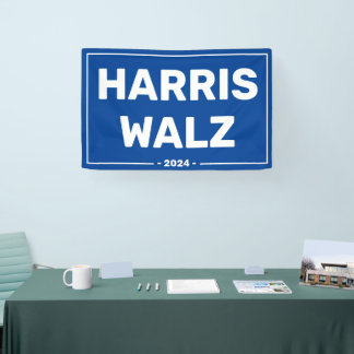 Harris Walz 2024 Banner