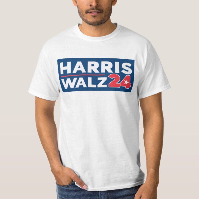 Harris Walz 2024 Basic T-Shirt Design (Front)